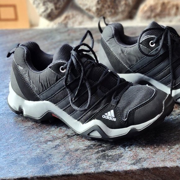 Adidas Black/White Cross Training Sneakers Size 5 - Picture 5 of 15